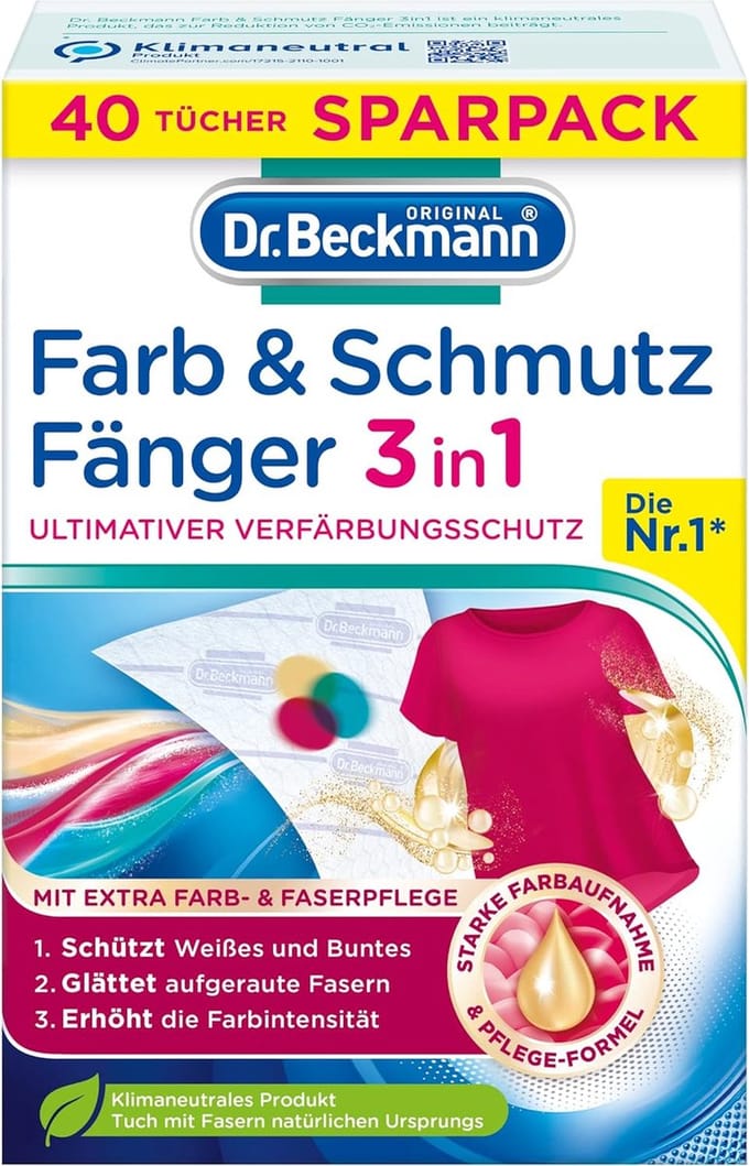 Dr. Beckmann - Color Catcher - Kleurbeschermer - 40 Doekjes - Colour