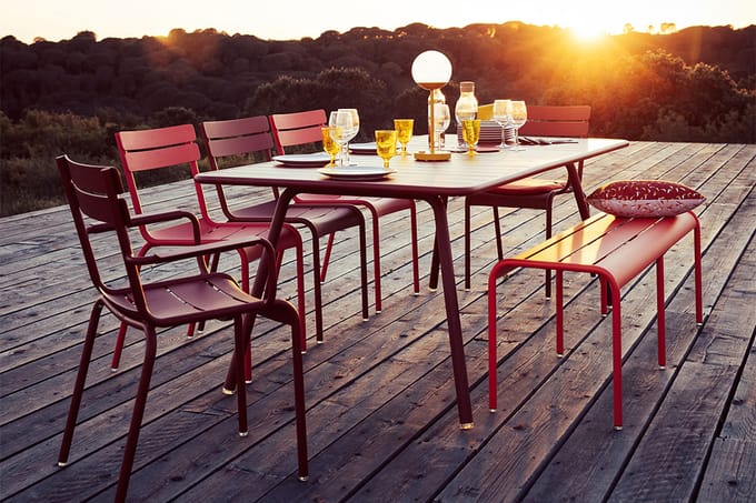 Fermob LUXEMBOURG tafel - 20 okerrood - 207 x 100 cm