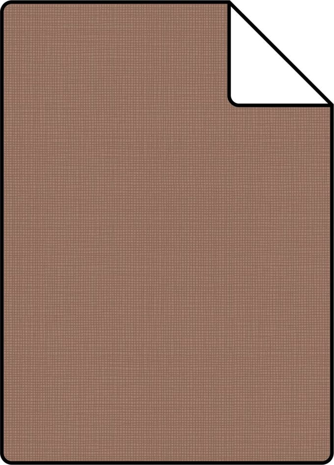 Proefstaal ESTAhome behang linnenstructuur terracotta roze - 26.5 x 21 cm - 131126-S