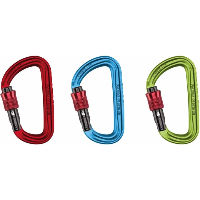 Ocun Falcon Screw 3 Eenheden - musketon - carabiner - 3 pack - 3 kleuren