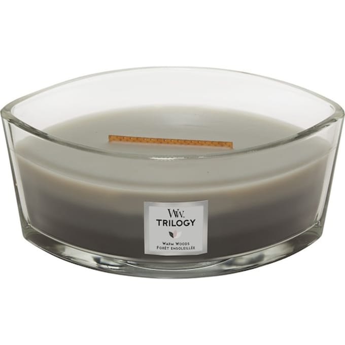 WoodWick Trilogy Ellipse Heartwick Warm Woods 453 g