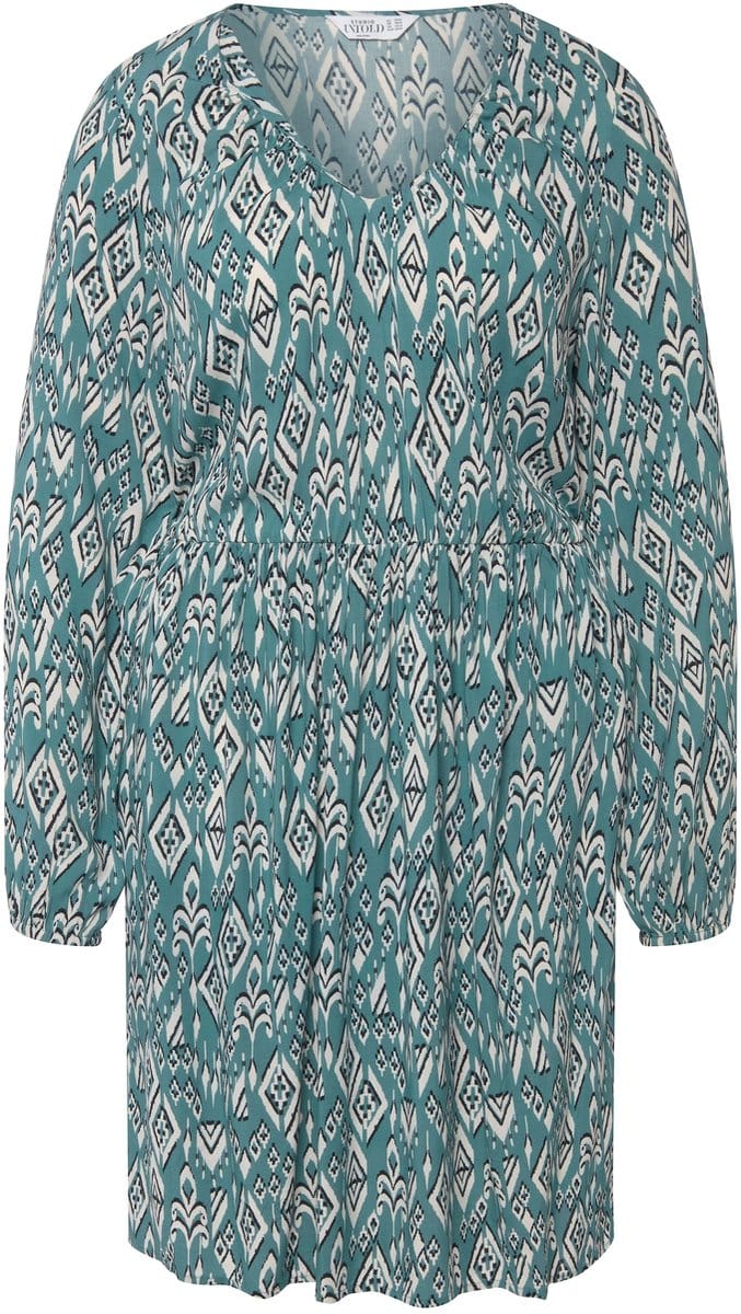 Studio Untold - Dames - Korte Jurken - Gletsjerblauw - Maat 50+