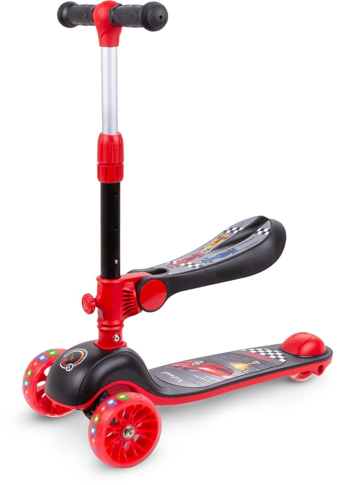 Kidwell-RIMBA-step-Rood/zwart-met zadel