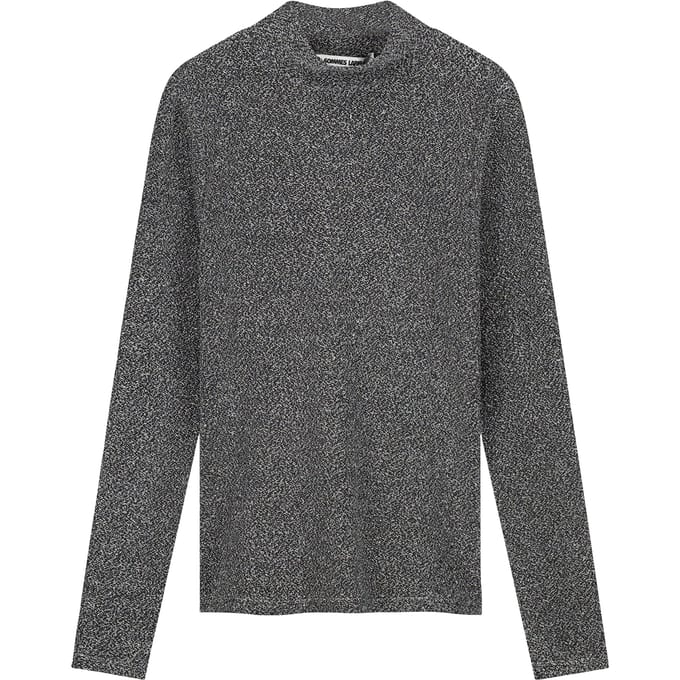 We Are Labels Nous Sommes Labels – Timmie Turtleneck Grey Glitter Größe: S | Pullover Outlet | Damen | Grau