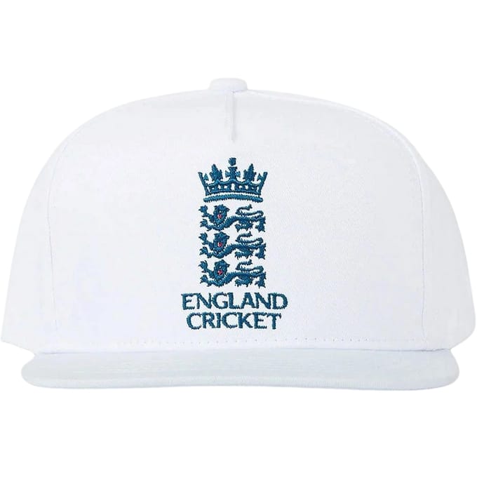 Castore Engeland Cricket Baseball Cap (Wit)