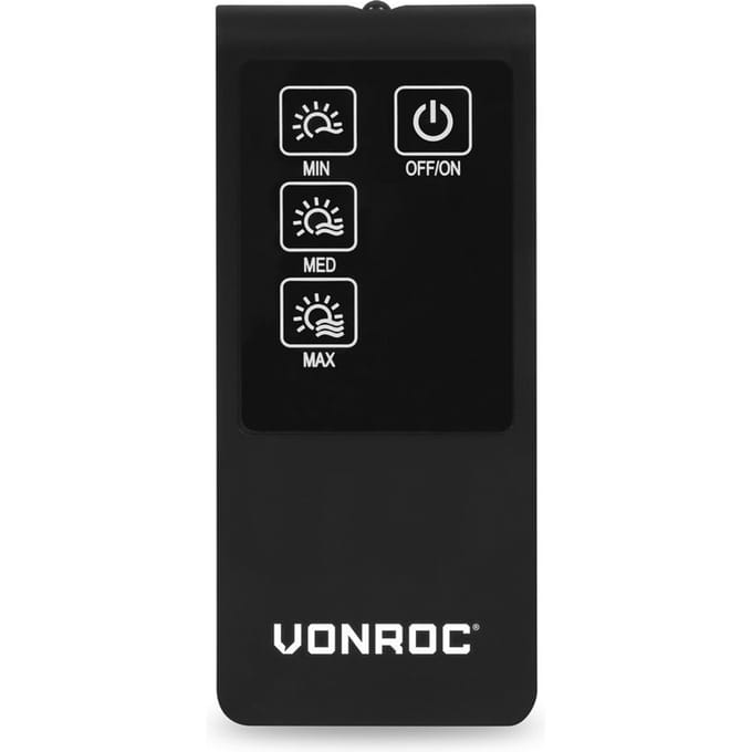 VONROC Afstandsbediening voor PH512AC heater Vesuvio 2000W