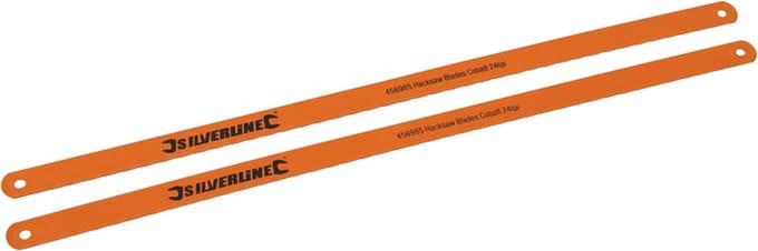 Silverline Kobalt Metaalzaagblad, 2 Stuks (24 Tpi)