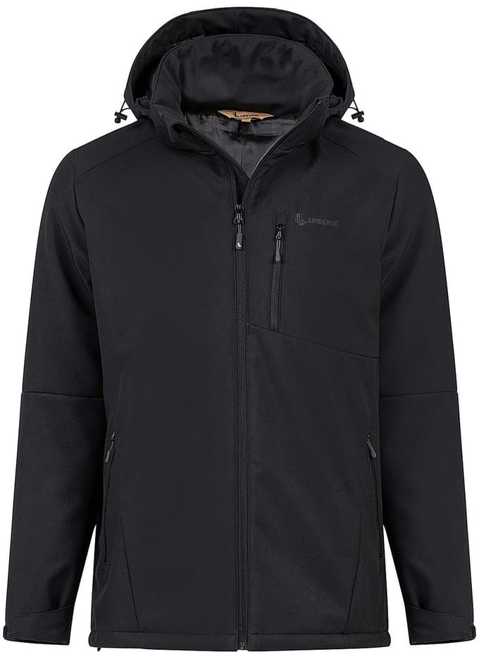 Life-line Joy - Softshell - Heren - Gevoerd - Zwart - Maat L