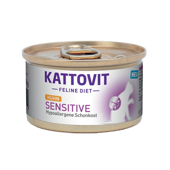 Kattovit - Feline Dieet Dose Sensitive 12x85g - Kip