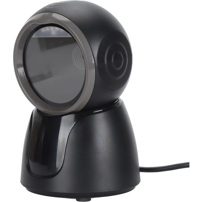 Scanner de Code QR Professionnel USB Filaire Scanner de Code-barres 1D 2D pour Entrepôt Supermarché Magasin de Détail black