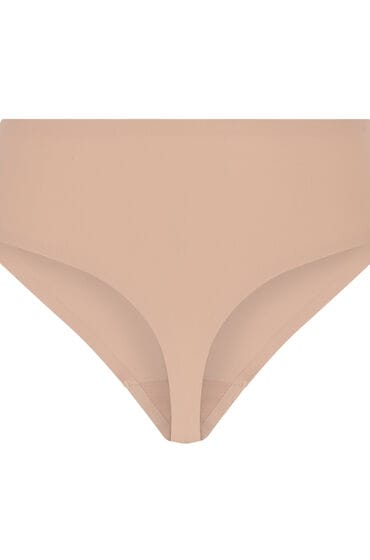 Hunkemöller Dames Lingerie String Smooth - Beige - maat M