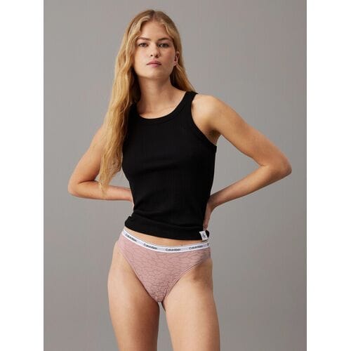 Calvin Klein dames Brazilian - Brazilian slip - lichtroze