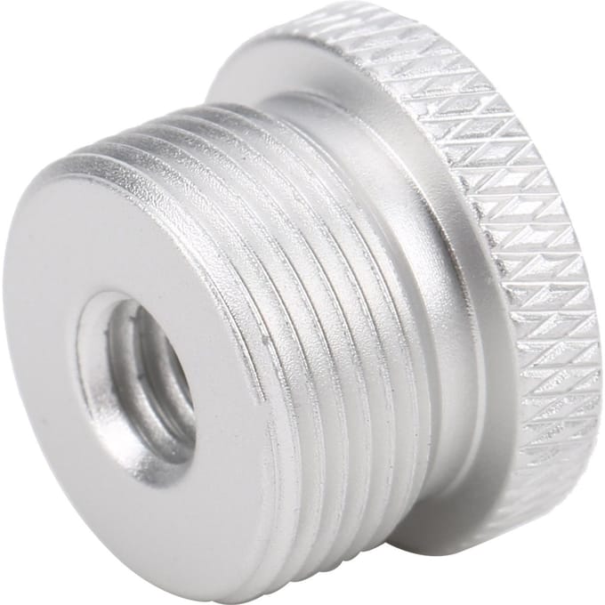 Microfoonstandaardadapter 14 inch vrouwelijk naar 58 inch mannelijk schroefdraadadapter voor cameramonitor gray