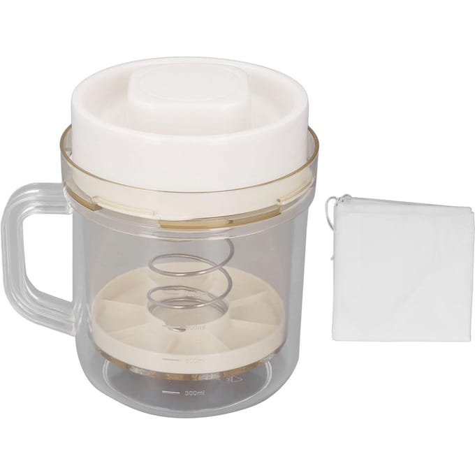 Yoghurt Zeef Rond Vergroot Verbreed Herbruikbaar Yoghurt Filter voor Handgemaakte Yoghurt Wei Scheiding white