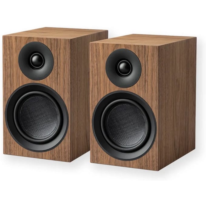 Pro-Ject Speaker Box 3E Carbon Boekenplank Speakers - High-End Geluid - Carbon Afwerking - 2-Weg - Walnoot