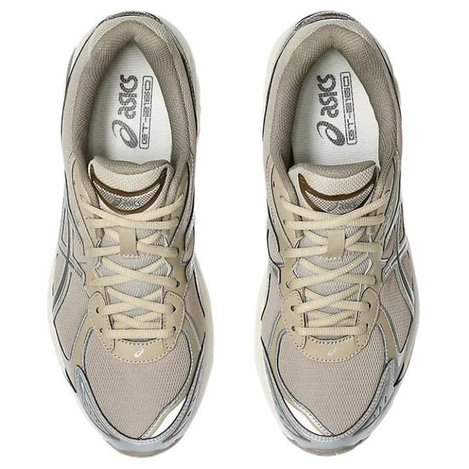 ASICS GT 2160 Feather Grey Brown Storm Unisex Sneakers Cream 1203A320-022 39 gray