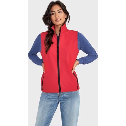 SOL'S Women´s Race Bodywarmer Softshell L02888 - Pepper Red - XXL