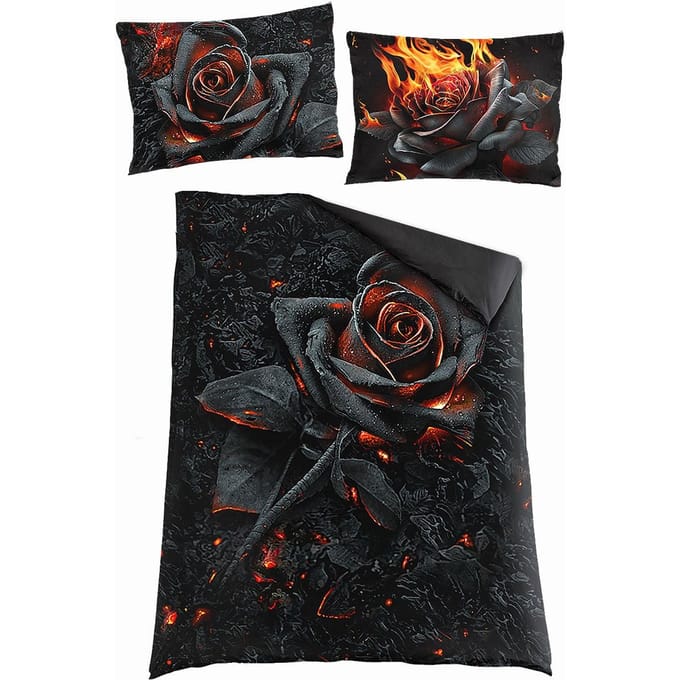 Spiral - Gothic Beddengoed - Burnt Rose - voor Geen - meerkleurig