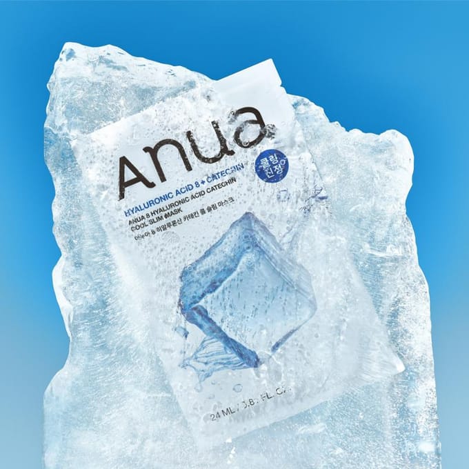 [Anua] 8 Hyaluronzuur Catechine Cool Slim Mask 24ml 1EA white