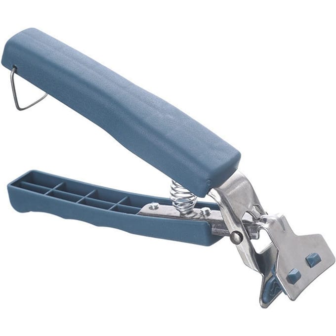 Pince pour Plaque Chaude Anti-Ébouillantement Multifonctionnelle en Métal et Plastique Clip pour Assiette gray