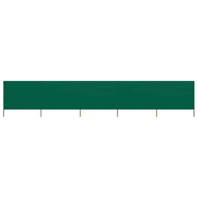vidaXL - Windscherm - 5-panelen - 600x80 - cm - stof - groen