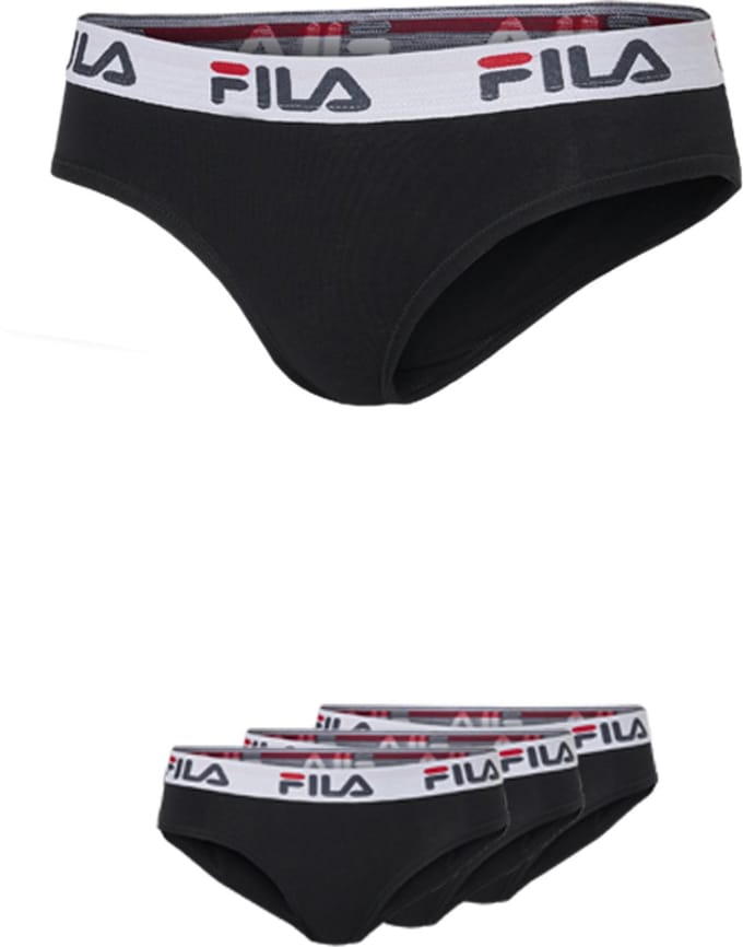 Fila Urban Brief Slip - Maat S - 3 Pack - Zwart