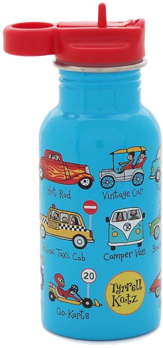 Auto's RVS drinkfles 400 ml - Tyrrell Katz