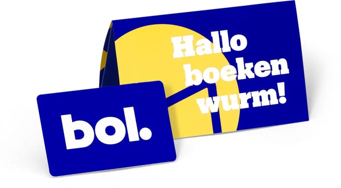 bol cadeaukaart - 75 euro - Hallo boekenwurm!