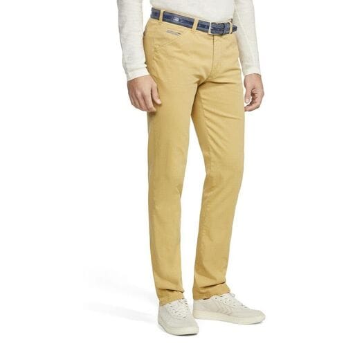 Meyer Broek Chicago Uni Color Fine Texture Canvas Look Délavé Corn / male