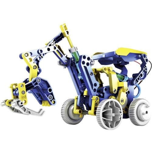 Velleman Educatieve bouwkit, robot, zonne-energie, waterkracht, 12-in-1, speelgoedrobot, STEM constructiespeelgoed