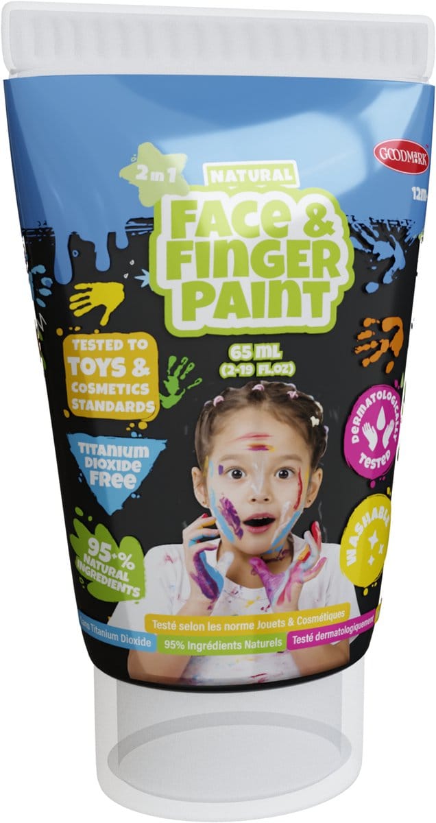 Boti Natural Face & Fingerpaint Tube - Black 65ml
