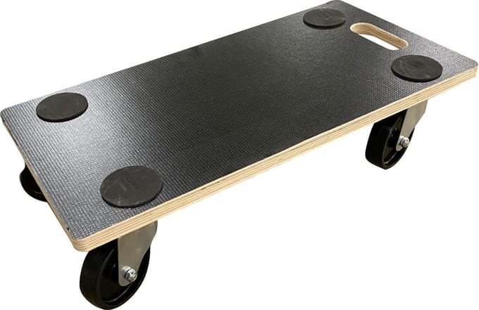 T4all Transporthulp - Meubelroller - Hondje / trolley - 58x30cm - 300kg draagkracht
