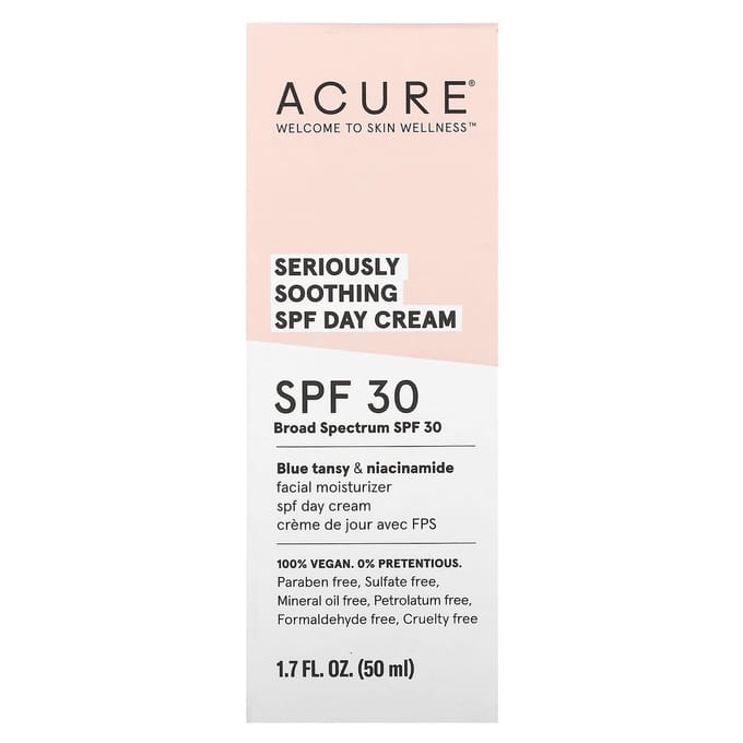 ACURE verzachtende dagcrème met SPF 30, 50 ml (50 ml) white