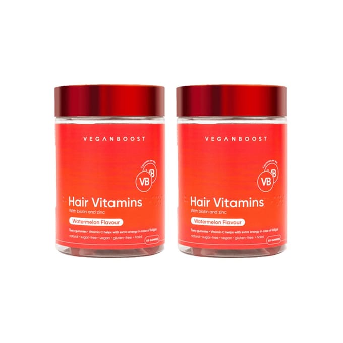 2x Veganboost Hairvitamin Watermelon