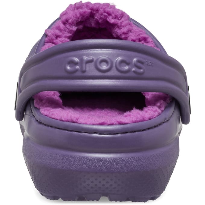 Crocs Classic Voering Thermoplastische Kinder Nachtgeschaduw Klompen