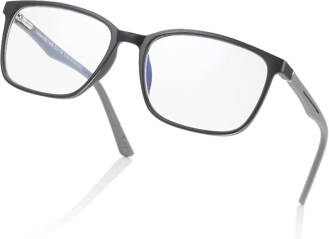 Blauwlichtfilter Bril Square Dames Heren - Computer en Leesbril met UV-Bescherming