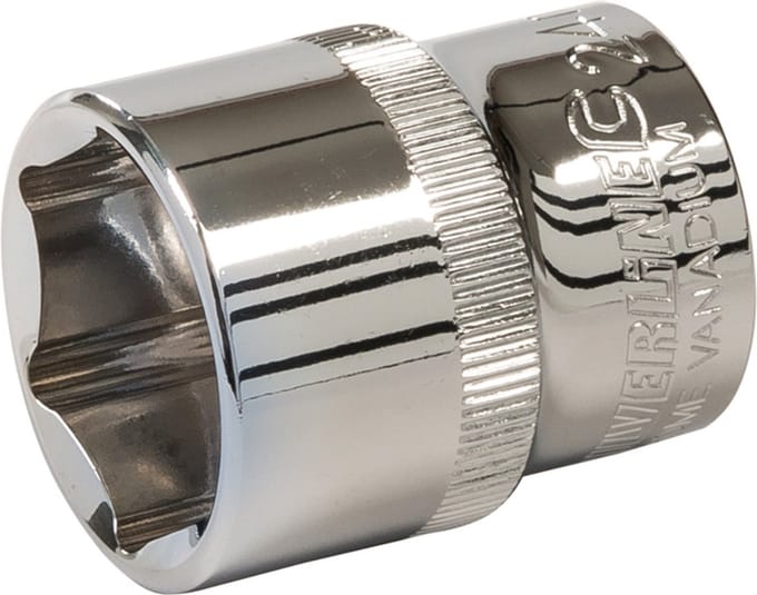 Silverline Zeskantige 1/2 metrische dop 24 mm