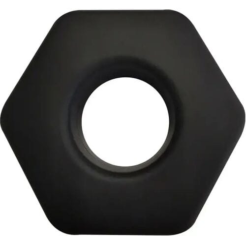 Hidden Desire - Soft Silicone Hunk C-Ring - Rings Zwart