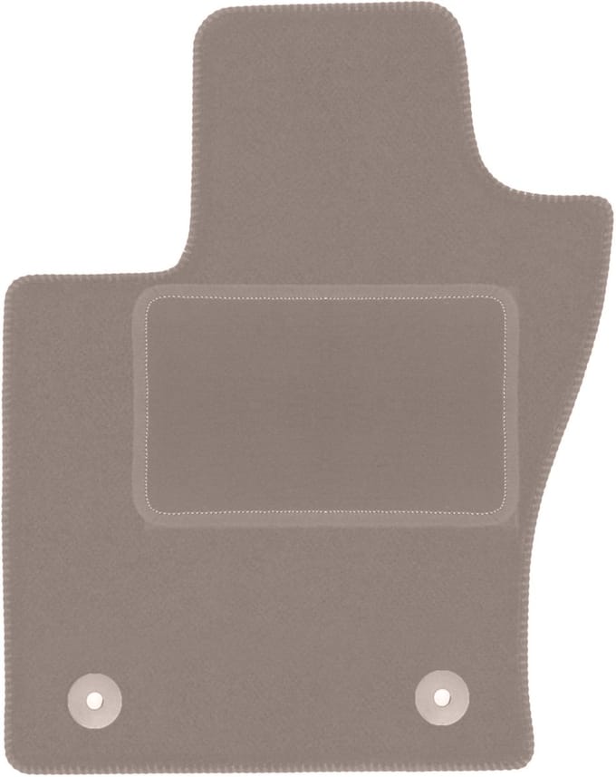 Beige bestuurdersmat voor: Fiat 500X FL crossover (2018-)