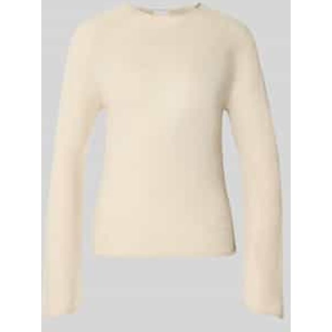 Slim fit pullover met mix van wol en alpaca