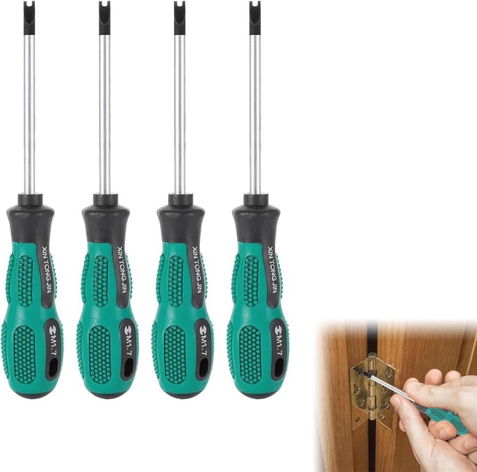 Multifunctionele U-vormige magnetische schroevendraaier Set met 4 Stukken