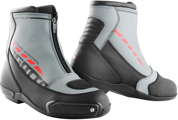 Bogotto Lap Grijs Rood Motorschoenen - Laars