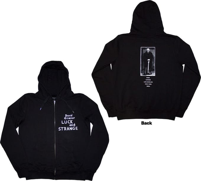 David Gilmour - Luck & Strange Tour Hoodie/trui - S - Zwart