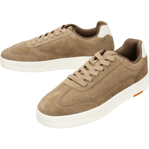 ESMARA MEN Heren schoenen, leer (Taupe, 45)