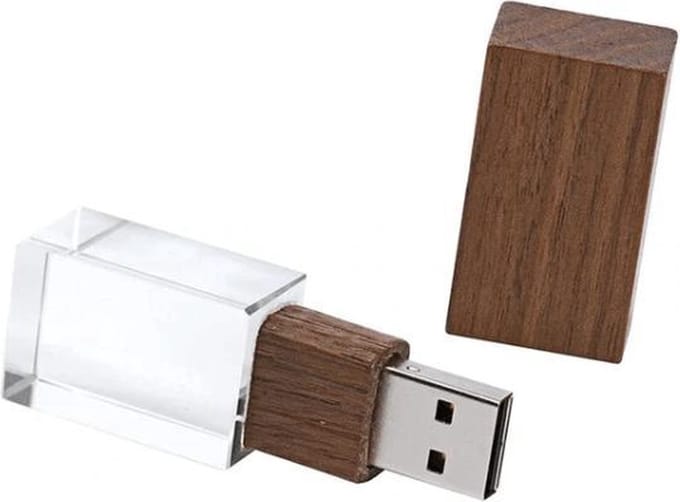 Parfumfles kristal glas 128GB 3.0 usb stick