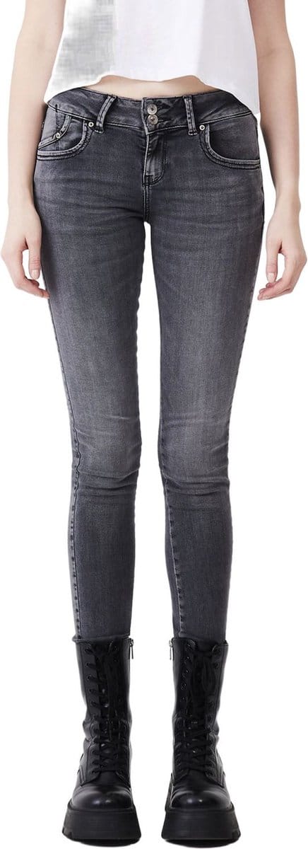 LTB Jeans Molly M Dames Slim fit Jean - Zwart - Elisa Wash