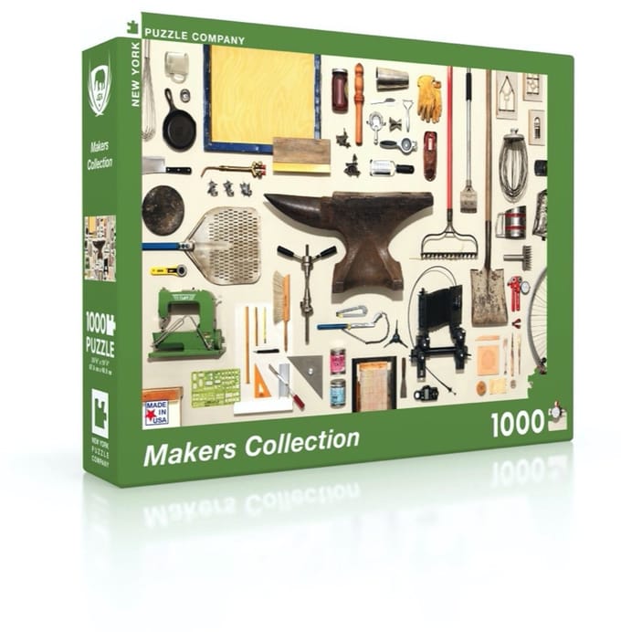 New York Puzzle Company legpuzzel Makers Collection - 1000 stukjes karton.