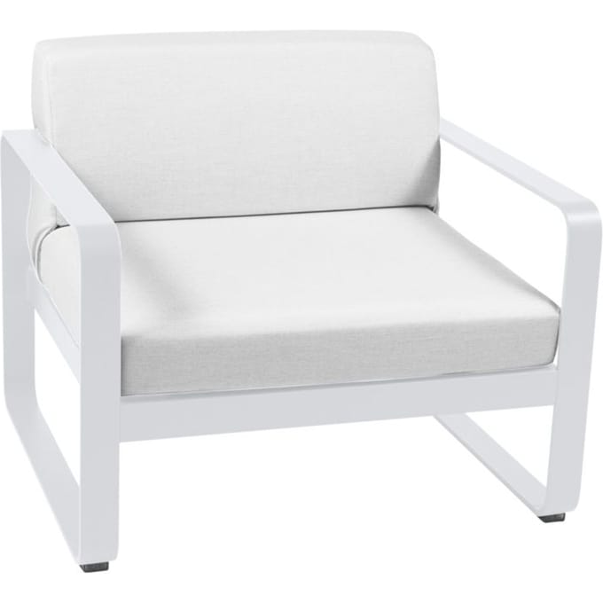 Fermob - BELLEVIE fauteuil - 01 katoenwit - 81 witgrijs