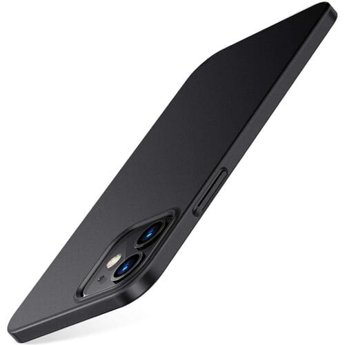 geschikt voor Apple iPhone 12 / 12 Pro ultra thin case - 6.1 inch - zwart