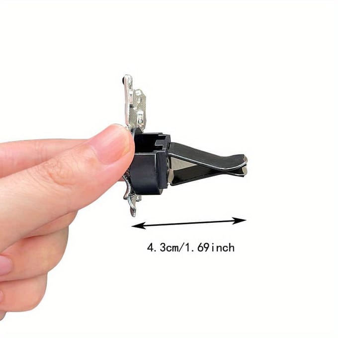 Vlinderontwerp Auto Luchtuitlaat Ornament one-size grijs